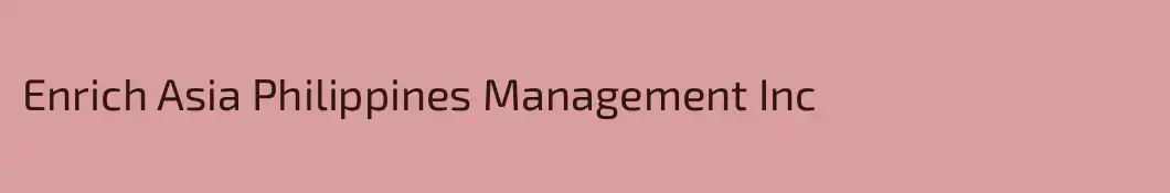 Enrich Asia Philippines Management Inc